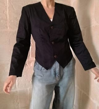 Blazer nero anni '80 vintage