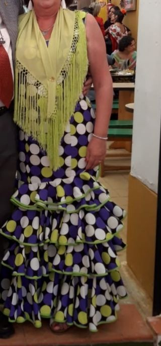 Traje de flamenca talla 46