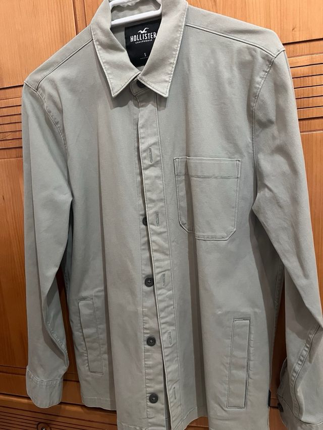 Camisa Hollister verde oliva - Talla S