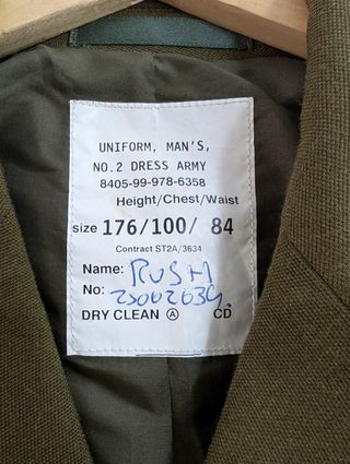 Chaqueta militar inglesa
