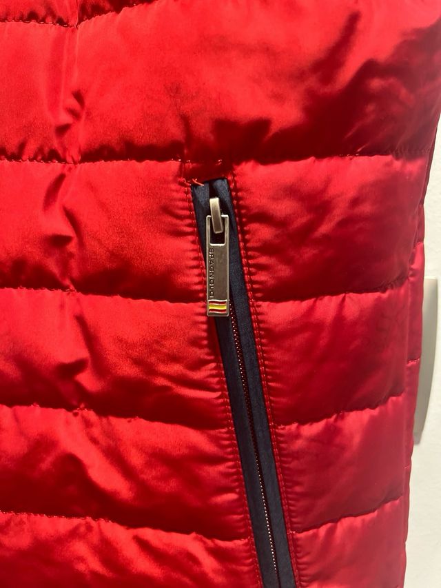 Chaleco SPAGNOLO reversible azul/rojo NUEVO