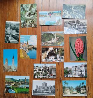 Lote postales. Familia Espasa