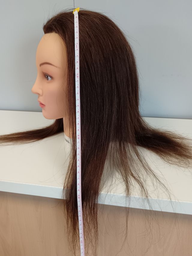 Maniquí cabello natural