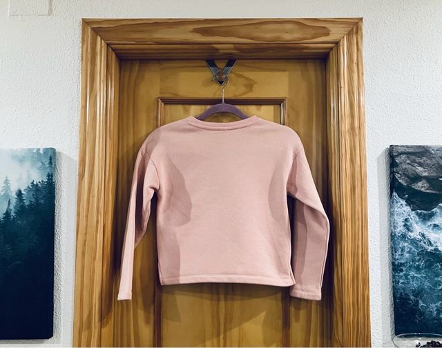 Sudadera Rosa Claro HM Basic 130/140 8/9 Años