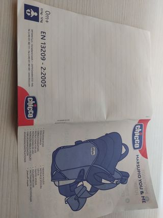 Portabebes Marsupio mochila bebé CHICO