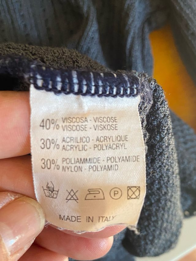 Maglia maniche lunghe traforata