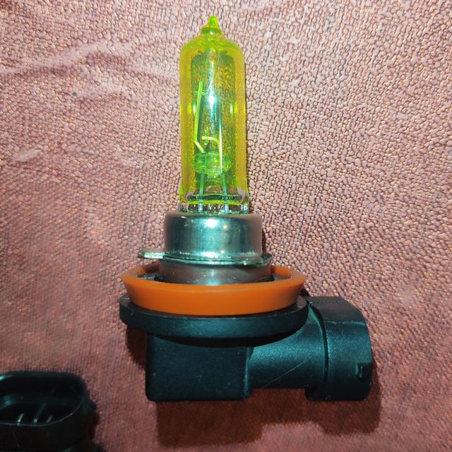 2 lamparas H11 halogenas 12v color 3500k