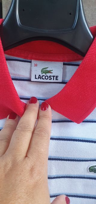 Polo Lacoste rayas