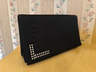 Bolso de fiesta negro pedreria