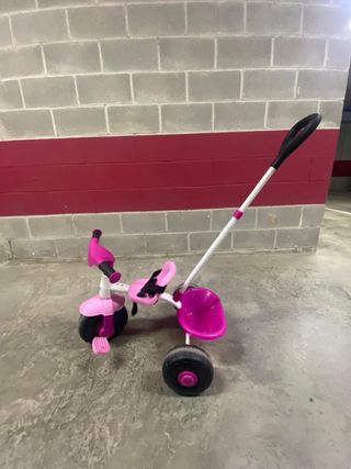 Triciclo infantil con barra - Plegable
