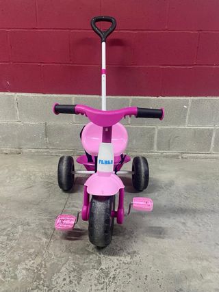 Triciclo infantil con barra - Plegable