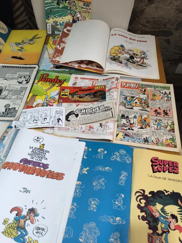 cómics Olé, magos del humor pumby super López