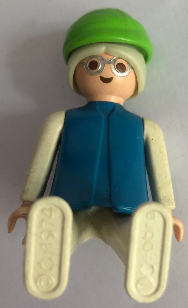 Playmobil 1974 mujer con gafas