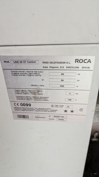 Caldera Gasoil Baxi Roca Laia 45GT