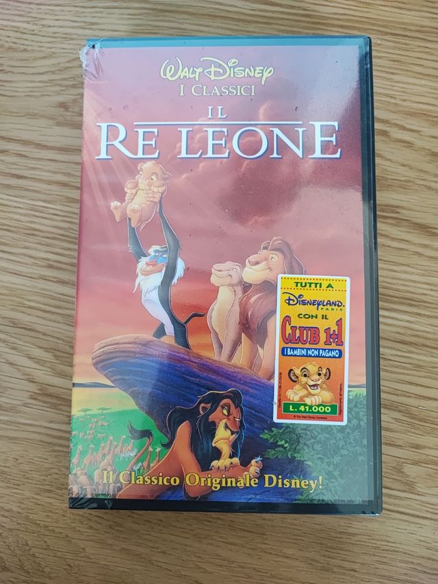 VHS il Re Leone Disney nuovo