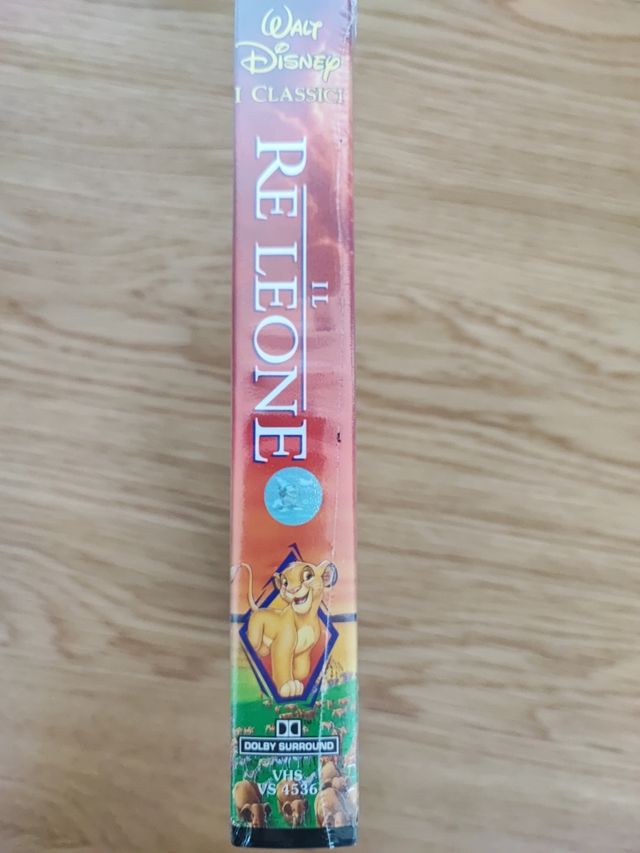 VHS il Re Leone Disney nuovo