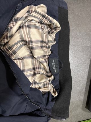 Cazadora Burberry azul marino hombre