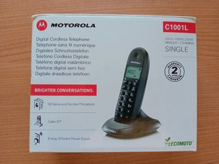 Teléfono Inalámbrico Motorola C1001L NEGRO