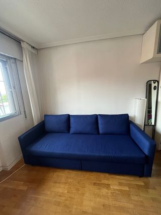 Sofá cama FRIHETEN azul IKEA