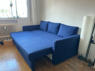 Sofá cama FRIHETEN azul IKEA