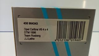 Minichamps Opel Calibra Team Rosberg ITC 1/43