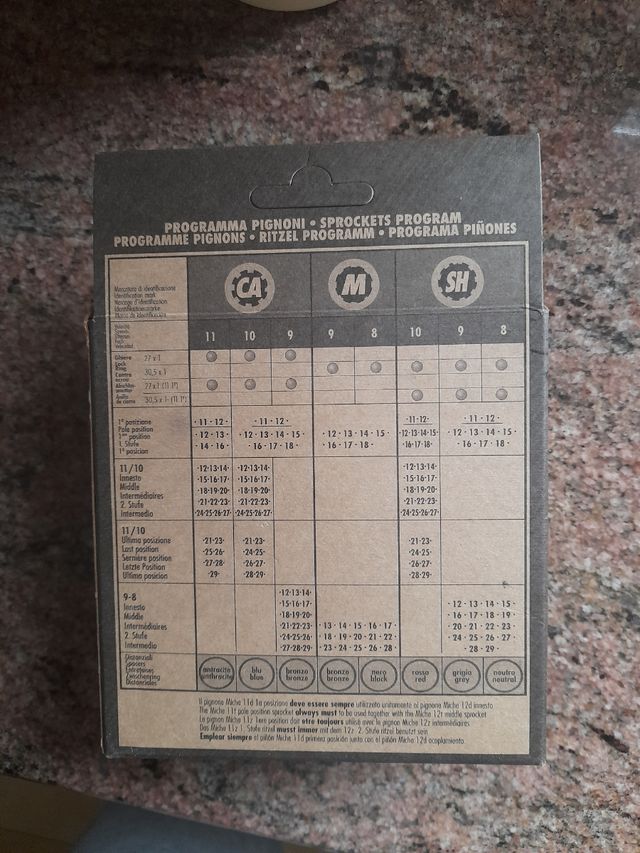 Casete bici Miche 8v