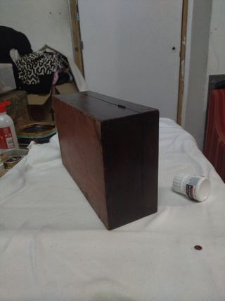 Caja madera antigua Joyas
