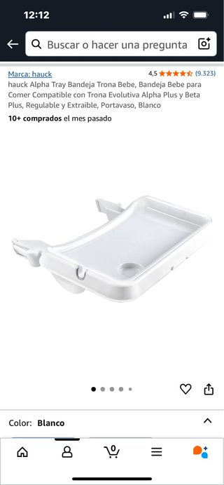 Hauck Alpha - Bandeja Trona Bebé