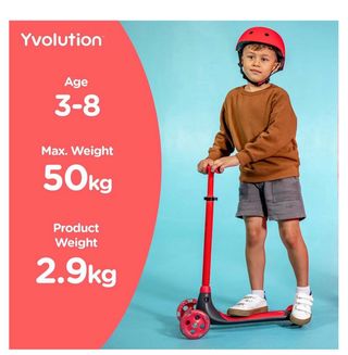 Patinete Yvolution Rojo 