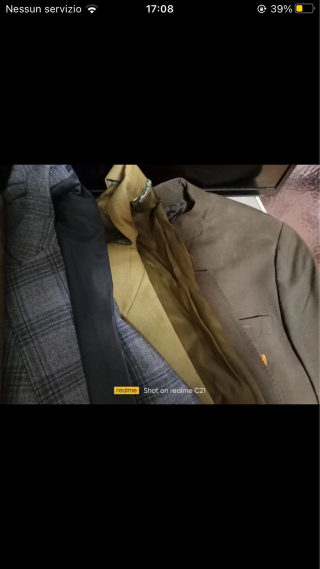 Set di sette giacche da uomo