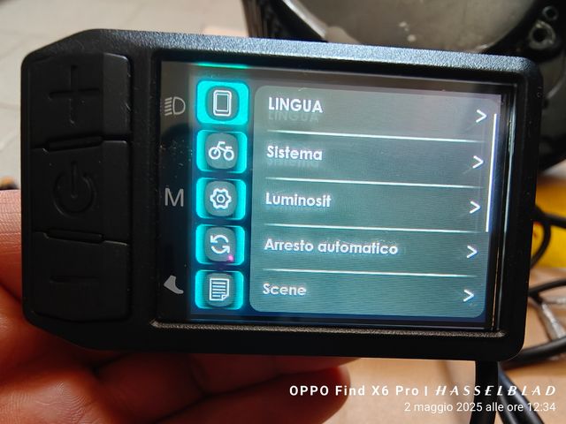 Display Bafang C600 a colori