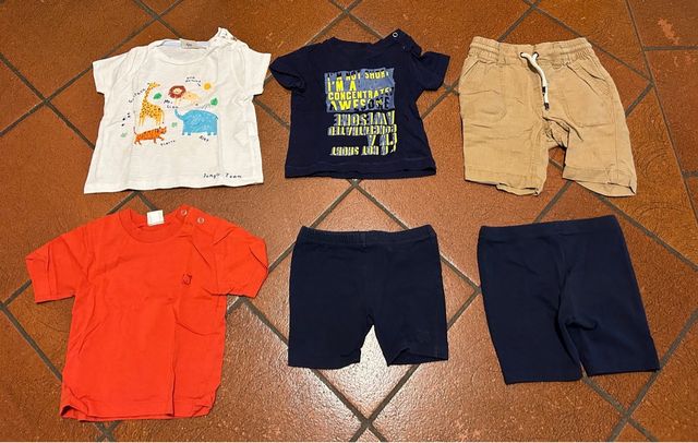 Lotto Abiti bimbo 6-9 mesi primavera/estate