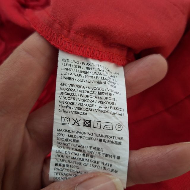 Pantaloni rossi donna