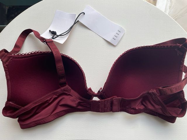 Sujetador ELLE burdeos - Talla 90C