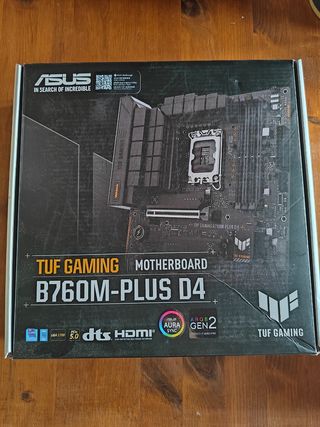 Placa base ASUS TUF GAMING B760M-PLUS D4