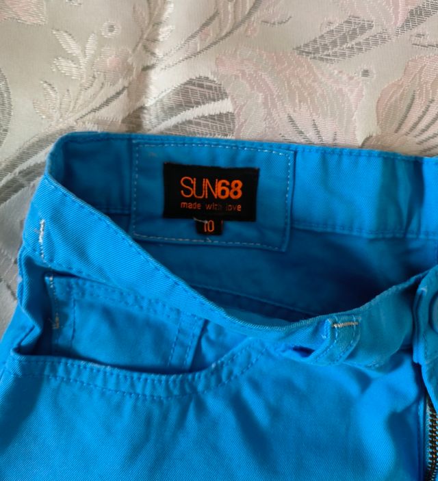 Shorts bimbo Sun68 blu, 9-10 anni