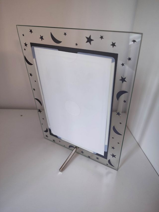 Marco fotos cristal 4x6" estrellas