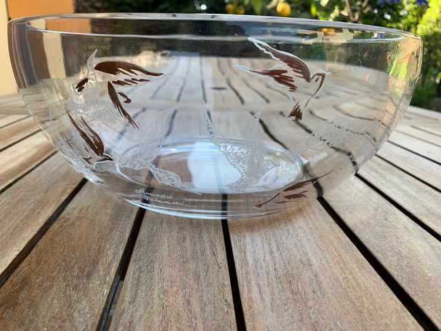 Centrotavola cristallo Amadio Bianchi