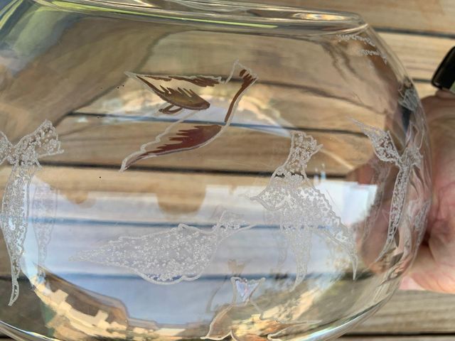 Centrotavola cristallo Amadio Bianchi