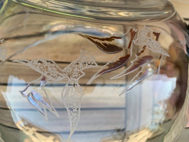 Centrotavola cristallo Amadio Bianchi