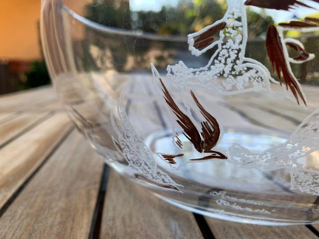 Centrotavola cristallo Amadio Bianchi