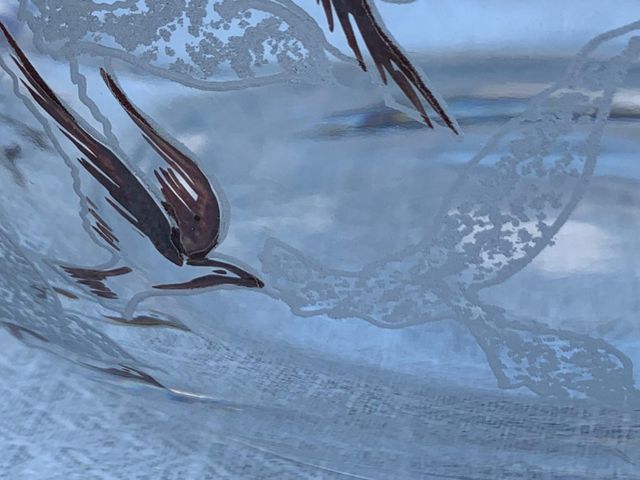 Centrotavola cristallo Amadio Bianchi