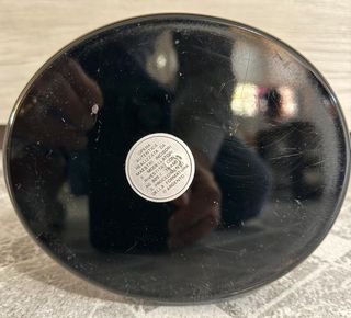 Scultura Pulcinella rivestita in argento