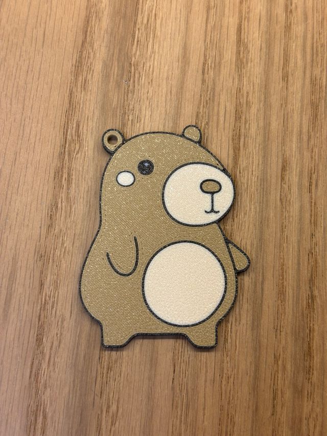 Portachiavi 3D Capybara