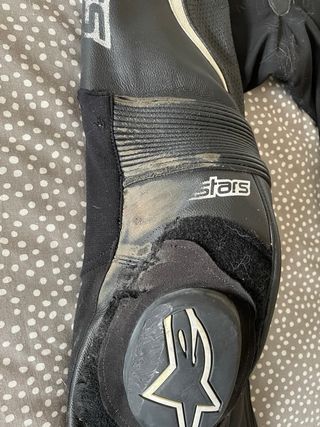 Mono Alpinestars cuero 2 piezas
