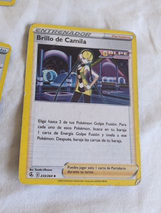 10 cartas Pokémon: Entrenador y 1 Energía