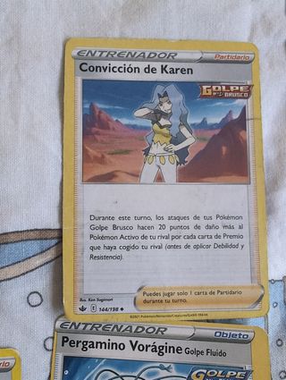10 cartas Pokémon: Entrenador y 1 Energía