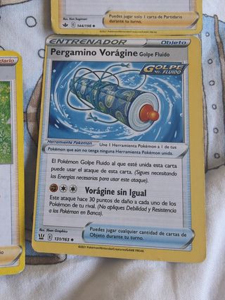 10 cartas Pokémon: Entrenador y 1 Energía