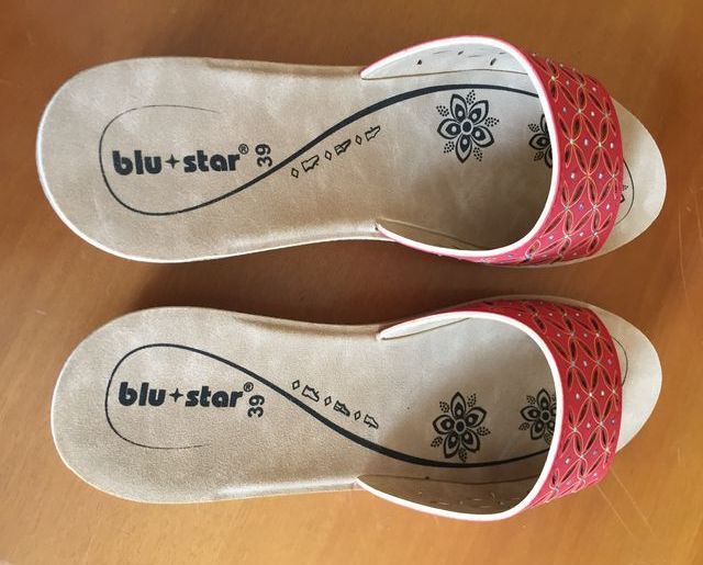 ciabatte donna n.39 BluStar nuove