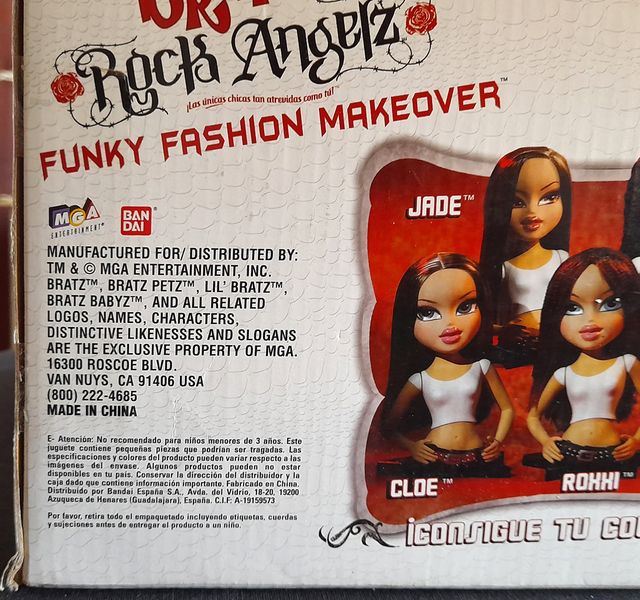 MUÑECA BRATZ “ROCK ANGELZ”. 2007.